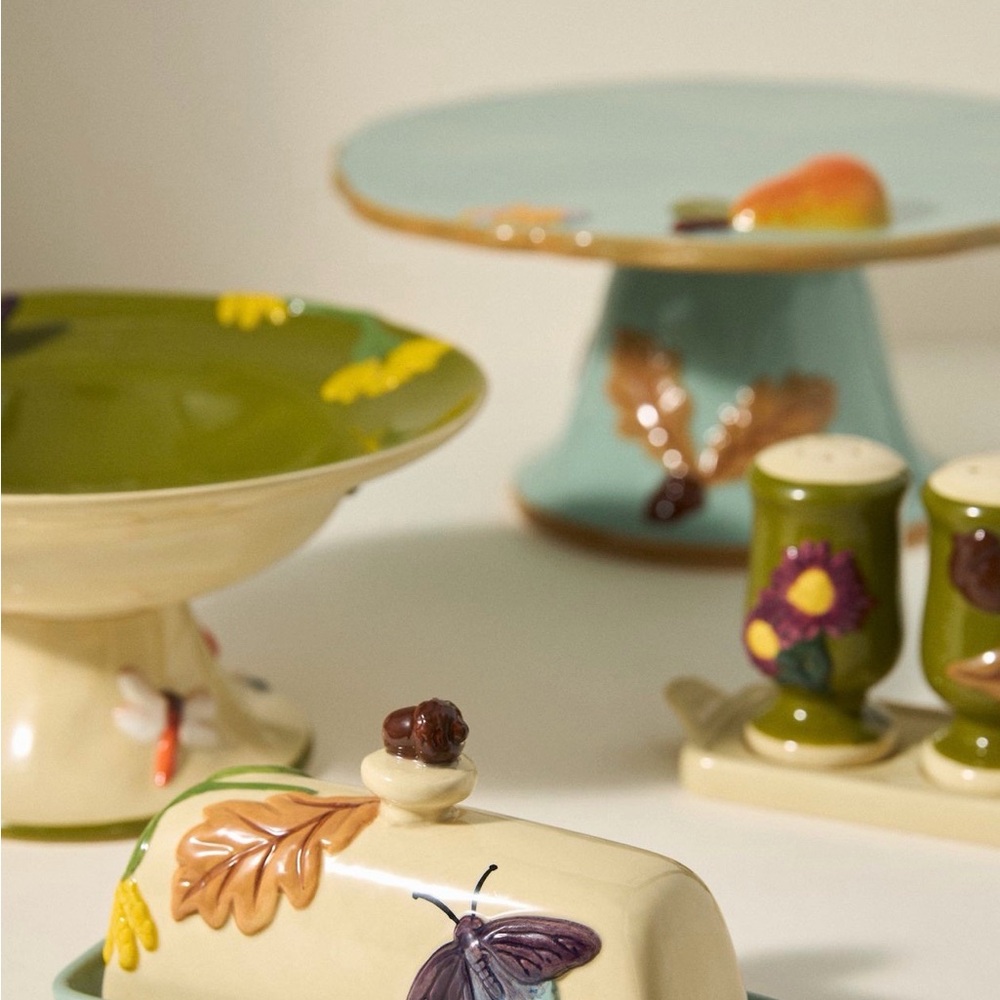 The Faye Icon Stoneware Butter Dish Anthro - Picture 4 of 10